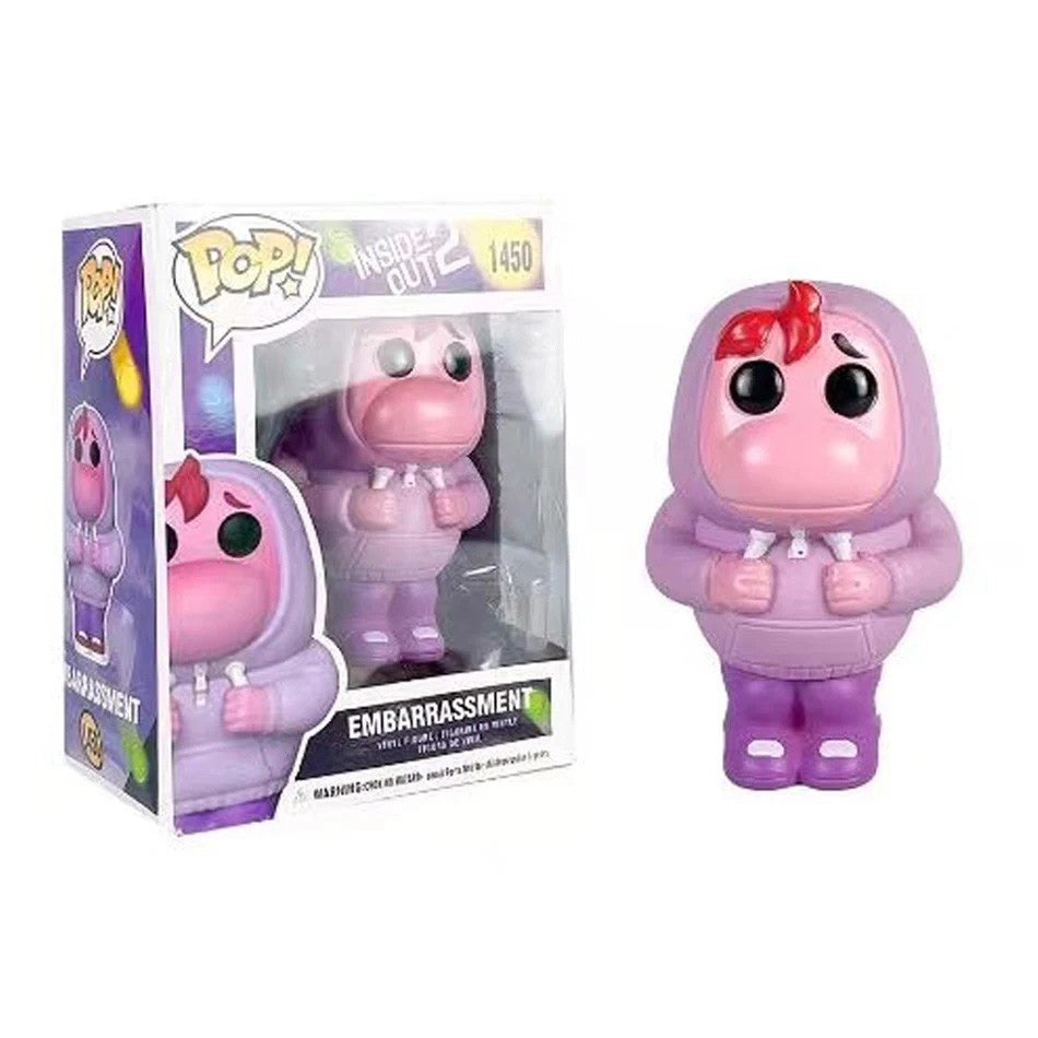 Anime Divertidamente 2 Alegria Ansiedade Raiva Tristeza Nojinho Medo Boneco POP Brinquedos de Ação Filme de Desenho Animado Bonecos de PVC
