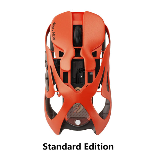 Angry Miao Infinity Gaming Wireless Mouse Hot-Swappable PAW3950 Dual 8K Wired Tri-Mode Mirror Shadow