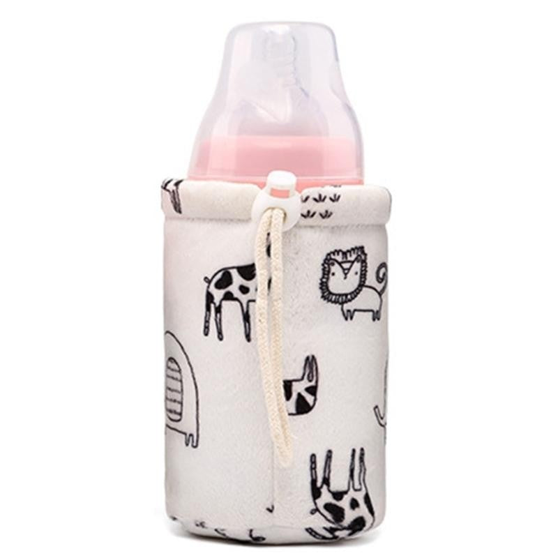 J15U Baby Bottle Bag for Pram Travel Outdoor Baby Feeding Bottle Holder Washable Bottle Thermal Milk Bottle Warmer