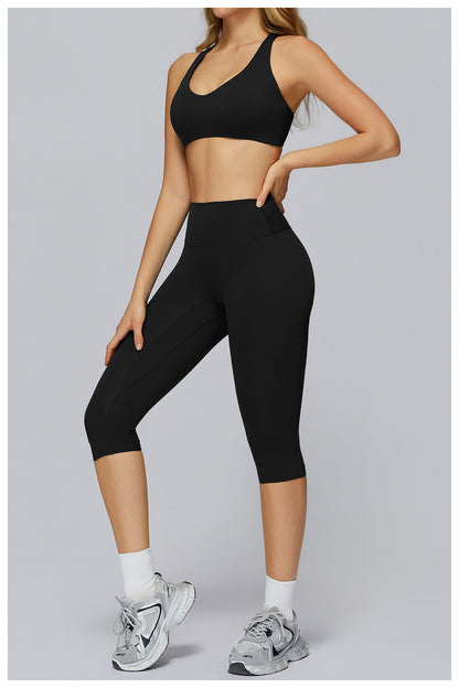 Ctenkevet High Waist Sport Legging Women 7-Divide Pants Gym Pants Women Running Workout Leggings Female Soft Push Up Tights