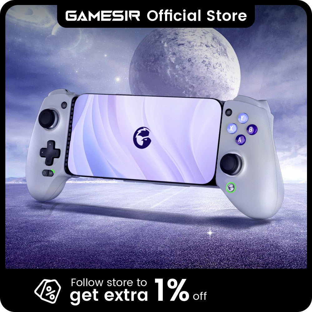GameSir G8 Galileo Cellphone Gamepad Game Controller, Hall Effect Joystick for iPhone 15 Android Mobile Phone Cloud Gaming