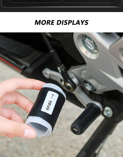 Capa para Alavanca de Câmbio de Moto BLALION Antifurto Sapatos de Silicone Autorretrátil Equipamento de Proteção para Pilotagem de Moto