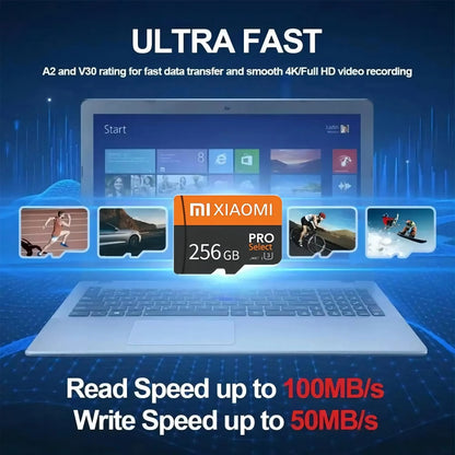 Xiaomi Real Capacity Micro TF Memory Card 2TB SD Card 128GB Memoria SD 512GB 1TB Games Video Card For Car Monitoring Micro Card