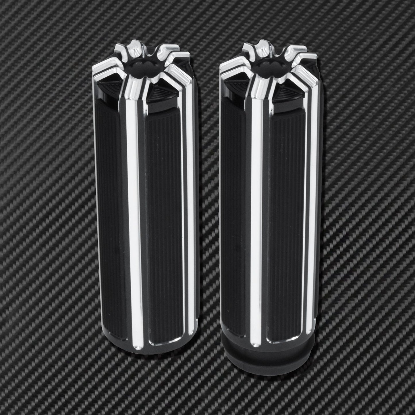 1'' Electronic Hand Grips Motorcycle 25mm Throttle Handle Bar Black/Chrome For Harley Softail FXDLS Breakout Touring FLHR Trike