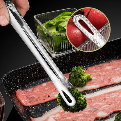 Pinça de Cozinha em Aço Inoxidável Pinça para Churrasco Clipe Pinça de Carne para Churrasqueira Pinça de Cozinha para Utensílios de Alimentos Acessórios de Cozinha
