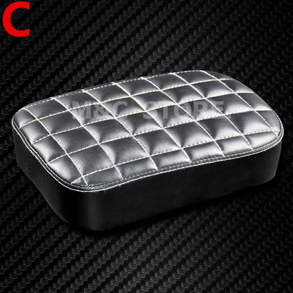 Almofada de Assento Traseiro para Passageiro de Moto Banco Almofadado com 6 Ventosas / 8 Ventosas para Harley Touring Sportster XL1200 Dyna Chopper Custom