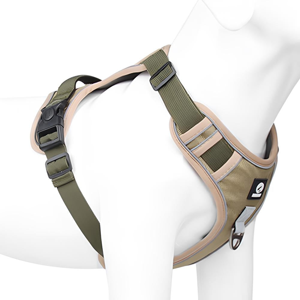 Dog Harnesses Pet Collar Labrador Army Reflective Adjustable Harness Oxford Cloth Vest Training Hound Walk Medium Large Dog