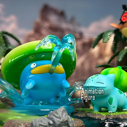 Bonecos de Ação de 3-5cm de Anime Pokémon Lotad, Brinquedos Colecionáveis de PVC, Modelo para Crianças de Presente