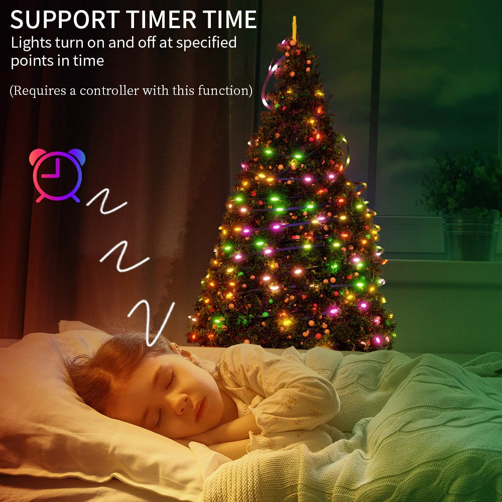 WS2812B LED String WS2812 Addressable Individually RGB Dream Color Christmas Party Birthday Decor Strip Lights IP67 Waterproof