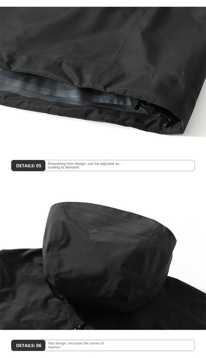 Arc Duricrust Rain-proof Jackets Mens Womens High Quality Camping Coat Outdoor Waterproof Windbreaker Hiking Mountain Clothes