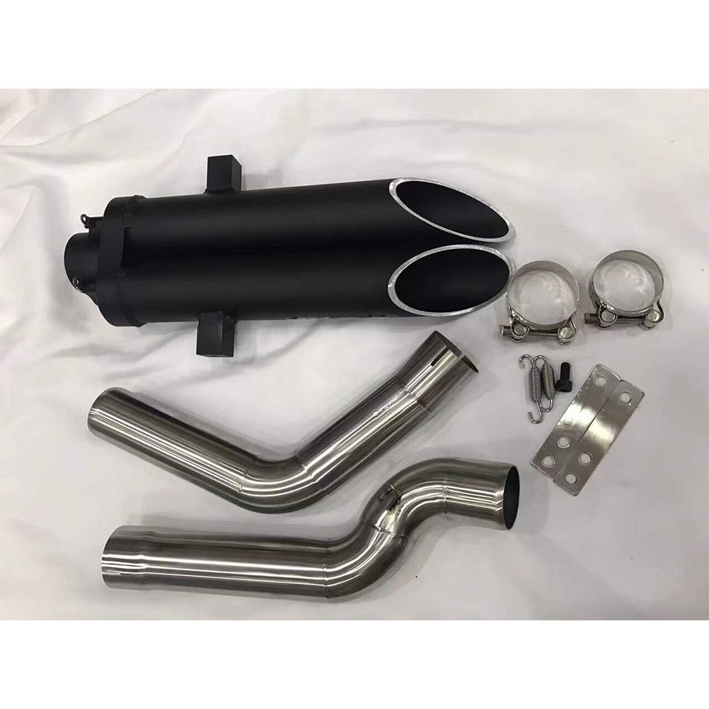 For Honda CBR1000RR 2004-2007 05 Exhaust System Black Muffler Tips Mid Link Pipe Exhausts Pipes