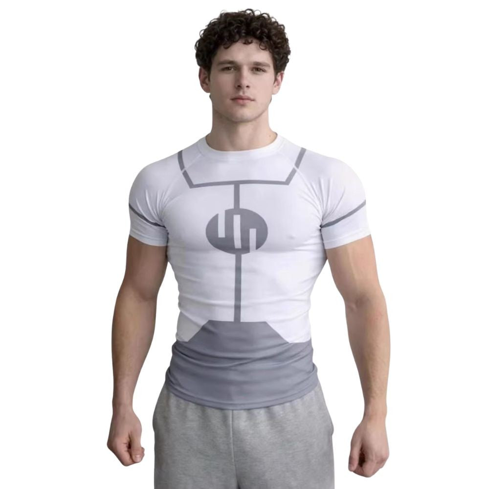 Invincible Mark Grayson Cosplay Thragg Costume Disguise for Adult Men T-Shirts Casual Outfits Roleplay Halloween Carnival Suit