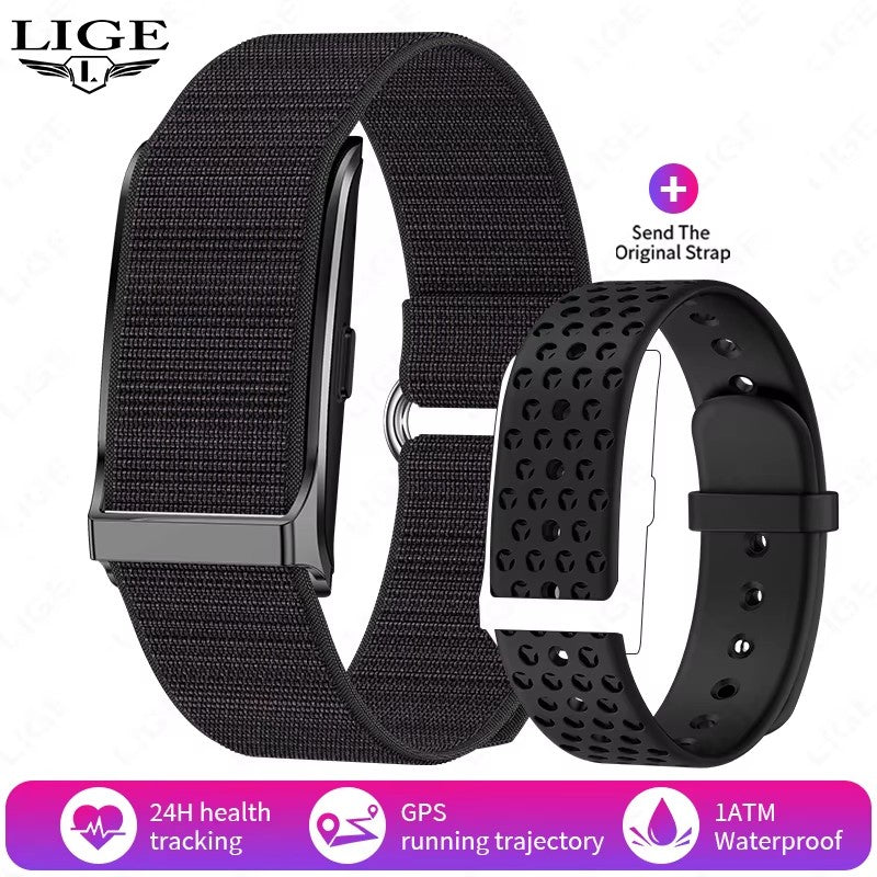 LIGE 2025 Smart Band Watch Heart Rate Health Monitoring Pedometer Sport Fitness Tracker Electronic Bracelet Men Smartwatch Women