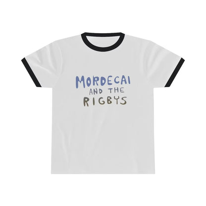 Mordecai and the Rigbys Ringer TShirt TV Serie Graphic Tee Funny TV Show Cartoon Unisex Cosplay TShirt Streetwear Men's Clothing