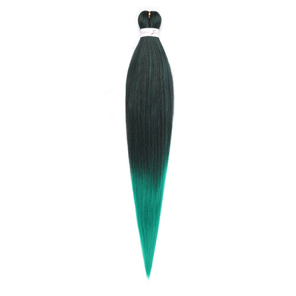 Cabelo Sintético Trançado Pré-esticado Profissional Sem Coceira Fibra Que Sela Em Água Quente 30'' Ombre Textura Yaki Extensões de Cabelo para Trança