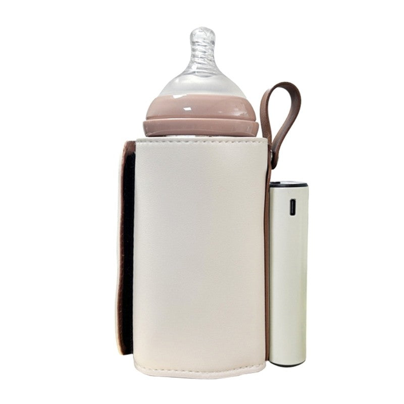 J15U Adjustable Baby Bottle Warmer Bag Case Heat Preservation Sleeve Cordless Design