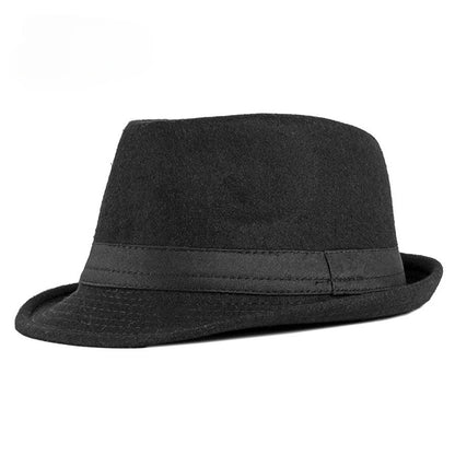 Chapéu de Lã para Casamento Primavera Verão para Homens de Meia-Idade, Casal, Moda Outono Inverno, Festa Xadrez, Design de Luxo, Chapéu Jazz Fedora para Mulheres