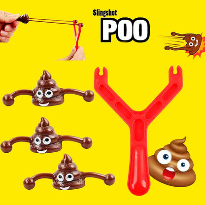 Set of 8 Fun Shooting Poo Game Toys Kids Birthday Party Gifts Baby Shower Pinata Stuffers Children's Day Carnival Party Favors