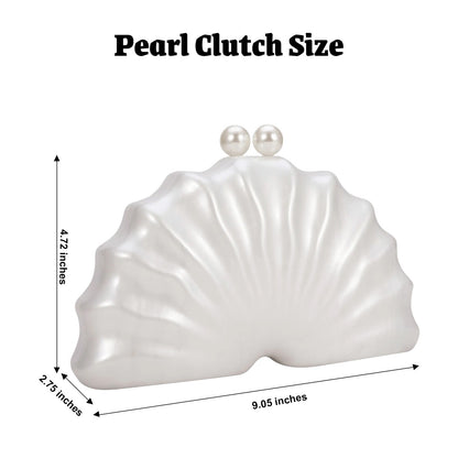 Acrylic champagne shell shape clutch bag Party Prom Stones Handbags Luxury Women Wedding Bridal Clutch Purse Bag