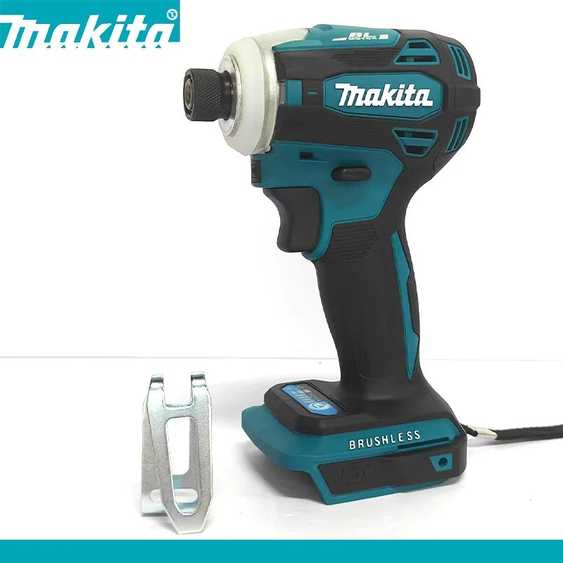 2025 Parafusadeira de Impacto a Bateria Makita DTD172 18V LXT BL Motor sem Escovas 180 N·M Ferramentas Elétricas Furadeira para Madeira Parafuso T-Mode