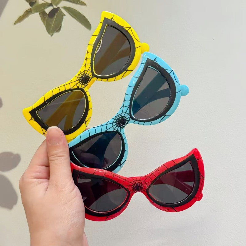 Marvel Avengers Cartoon Plastic Flexible Frame Sunglasses Spider-Man Iron Man Captain America-Kids Eyewear Toy Festival Gift