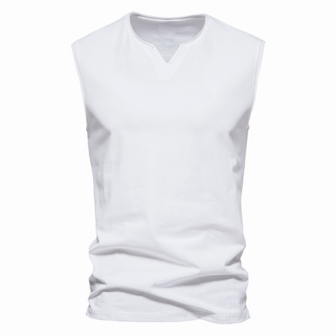 Men's Workout Tank Tops Athletic Training Gym Shirts Vest Cotton Sleeveless T-Shirt