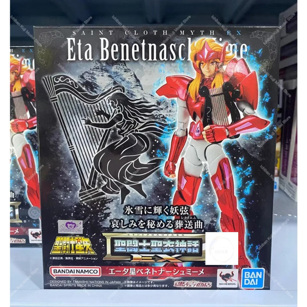 100% Original Bandai SAINT CLOTH MYTH EX Eta Star Bene Toner Gerhard Mime Meem Action Figures Modelo Coleção Brinquedos