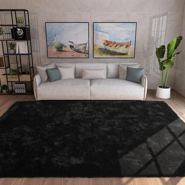 Silk Wool Carpet Living Room Plush Rug Bed Room Floor Fluffy Mats Non-slip Home Decor Soft Velvet Carpet Kids Room Blankets