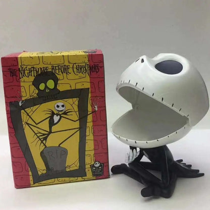 Anime O Estranho Mundo de Jack Boneco de Ação Jack Skellington Caixa de Armazenamento Modelo de Mesa Enfeites Presente de Aniversário Brinquedo