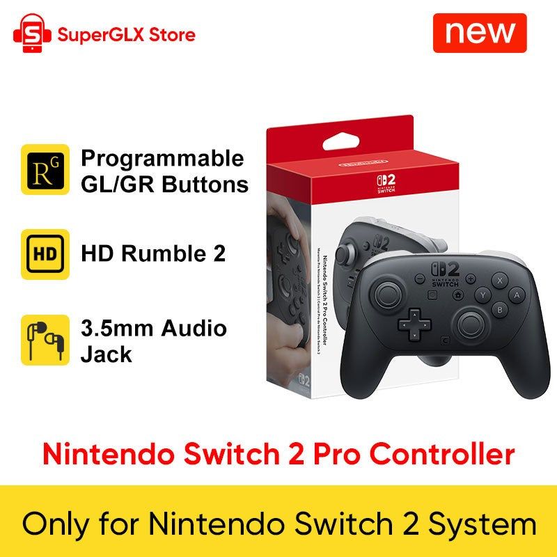 New Nintendo Switch 2 Pro Controller with One Click Wake-Up NFC Original Sale Game Controller for Nintendo Switch 2 Pro