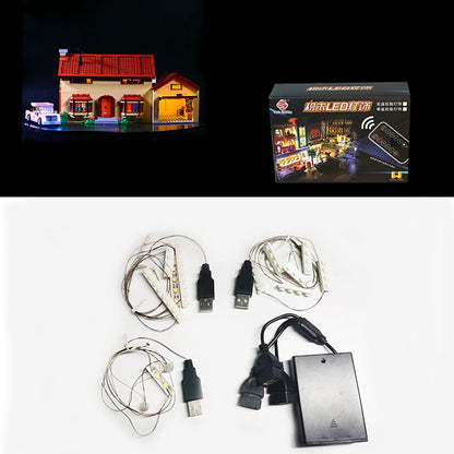 Kit de Luz LED Para LEGO 71006 A Casa dos Simpsons compatível 16005 Presente DIY (Não Inclui Blocos de Montar Kits de Tijolos Modelos)