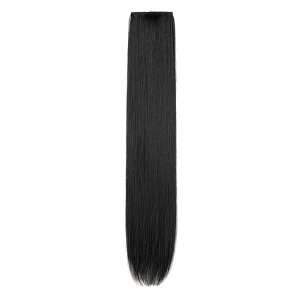 Clip in Hair Extensions Colored Party Highlights 30 inches Multi-colors Straight Hair Synthetic Hairpieces