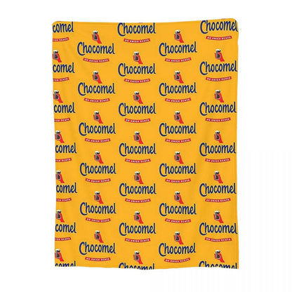 Chocomel Chocolademelk Nederland Blanket Fleece Sofa Throw Blanket Breathable for Couch Bedding Outdoor Throws Bedspread Quilt
