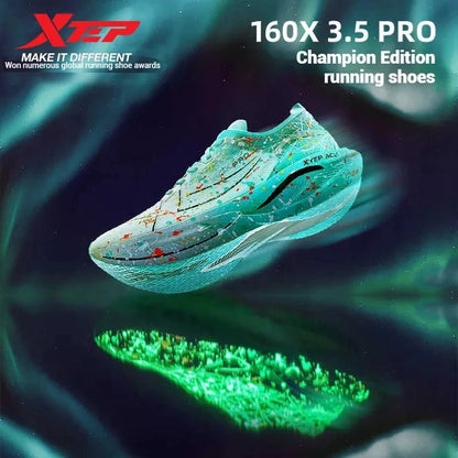 Xtep 160X 3.5 pro Running Shoes Professional Marathon PB Carbon Plate Sport Shoe Cushioning Shock Sneakers 976419110084