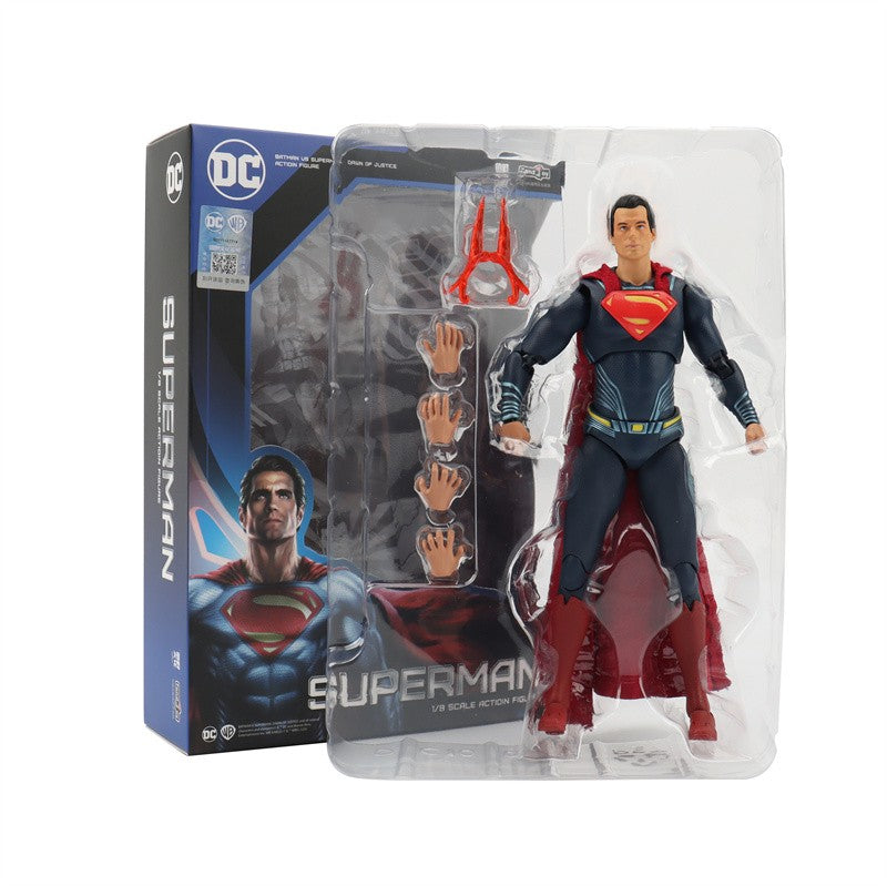 FondJoy DC Original 1/9 20CM Liga da Justiça Superman Batman Coringa Arlequina Mulher-Maravilha Victor Stone Aquaman Bonecos de Ação