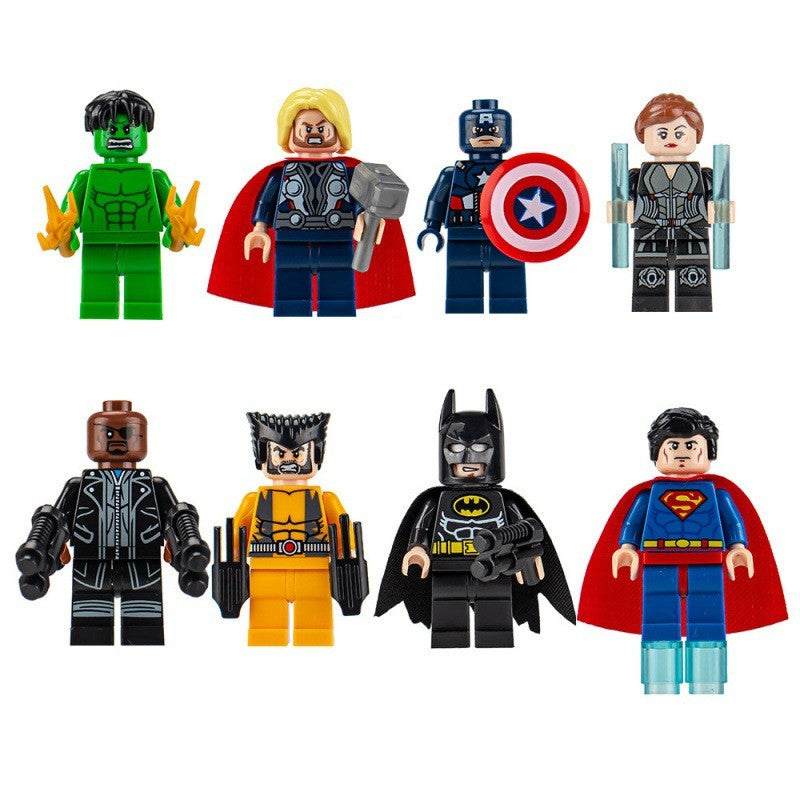 Peças de montar, figuras, bonecos humanoides, brinquedos, minifiguras, bonecas humanoides, brinquedos infantis, presentes de aniversário, personagens de desenhos animados