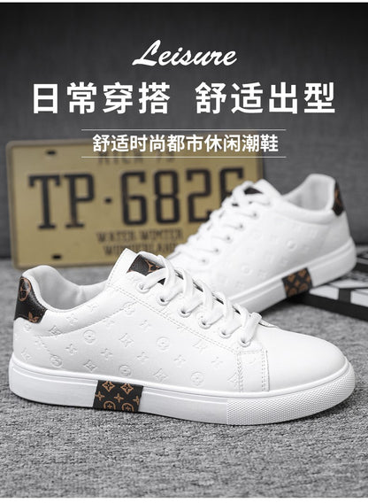 Brand Men Leather High-Top Skateboarding Shoes Men's Sneakers Male Flats Non-Slip Sport Shoes Zapatillas Hombre Mens Footwear