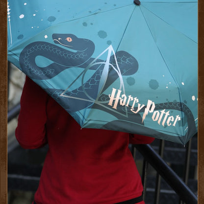 Bonecos de Anime Guarda-Chuva Harry Potter Meninos e Meninas Chuva e Sol Automático Portátil Dobrável Guarda-Sol Presente para Fãs Brinquedos