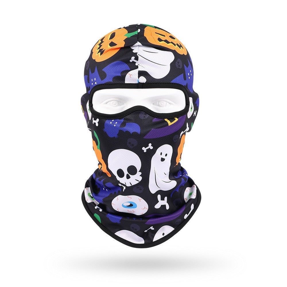 Quick-Dry Skull Face Mask - Breathable Sun Protection for Cycling & Outdoor Sports