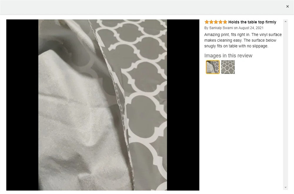 Olanly Waterproof Tablecloth Heat-Resistant 60inch Round PVC Table Cloth Wedding Kitchen Dining Desk Moroccan Table Coat Cover