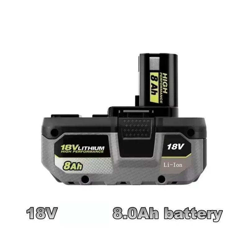 Para bateria de lítio de alta performance RYOBI 18V sem efeito memória e baixa autodescarga para todas as ferramentas P104, P107