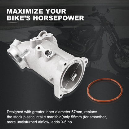 Coletor de Admissão M8 Engine Para Harley Street Glide Road Glide Road King Special Street Bob Fat Bob Fat Boy 114 Breakout Softail