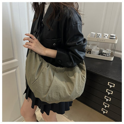 Large Capacity Simple Shoulder Bags Comfortable and Versatile Texture Crossbody Bags for Women Men Fashion Casual Storage Bags