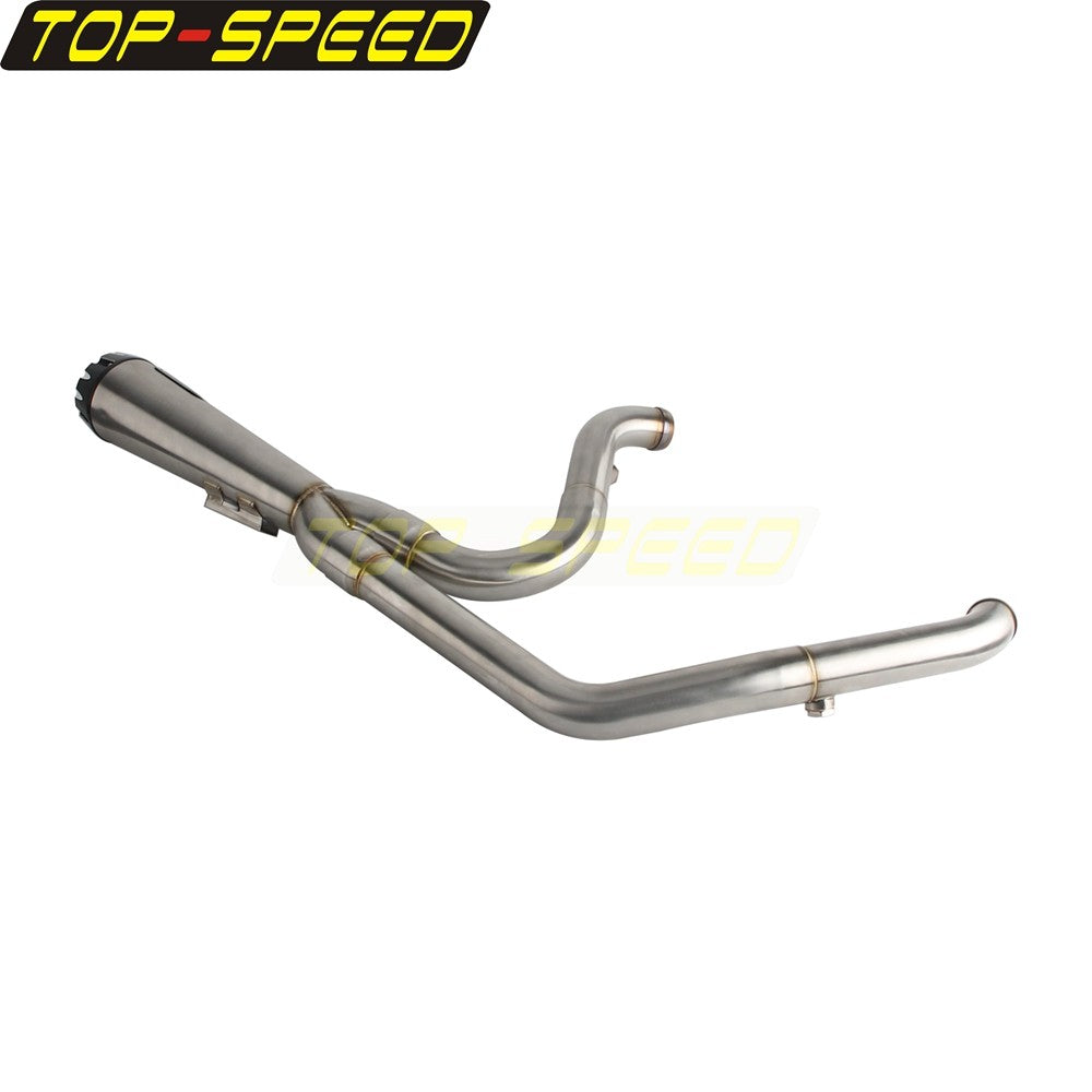 For Harley CVO Street Glide FLHXSE 2017-2025 CVO Road Glide ST FLTRXSTSE 2024-2025 2-Into-1 Exhaust Motorcycle Touring Mufflers