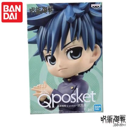 Original Em Estoque Bandai Banpresto Jujutsu Kaisen Qposket FushiguroMegumi Boneco Modelo Figura de Ação 100% Genuína Brinquedo Presente Colecionável