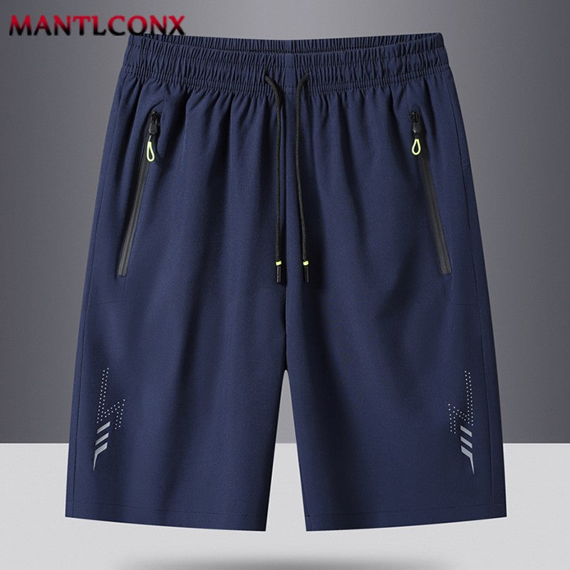 Summer Thin Jogging Men's Shorts Quick Dry Shorts Men's Gym Fitness Sports Short Pants Man Loose Breathable Board Shorts Male