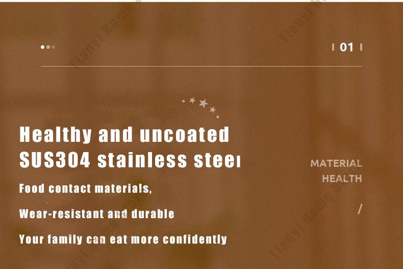 304 Stainless Steel Soup Pot Non-stick Frying Pan with lid Home Hot Pot Induction Cooker Gas Stove wok Food Supplement Milk Pot