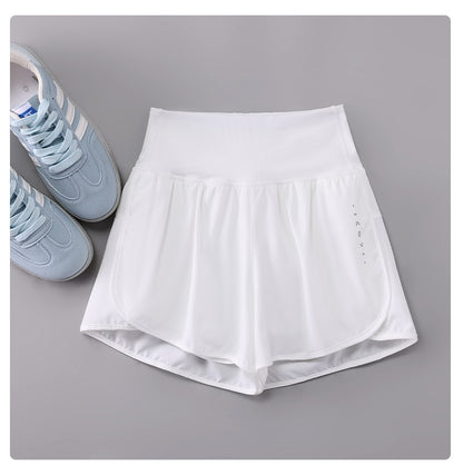 DRUR Women's Cycling Shorts High Waist Quick Drying Yoga Shorts Woman Summer Sports Short Pants With Inner Lining Gym Clothing