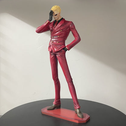 Estátua Anime Donquixote Doflamingo Terno Coringa One Piece Decoração de Mesa de Guerreiro GK Presente para Meninos Colecionadores