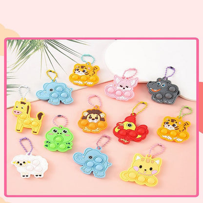 10/30/50/100pcs Animal Bubble Pressing, Pressing, Rebounding, Stress Relieving, Healing Small Items Stress Relief Toys Squeeze